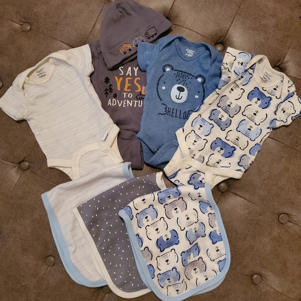 Onesies and Burping Clothes